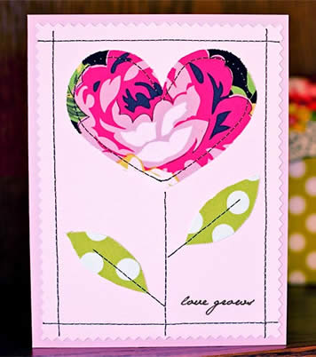 Como Fazer Cartão Com Tecido Para Dia das Mães – Material e Passo a Passo