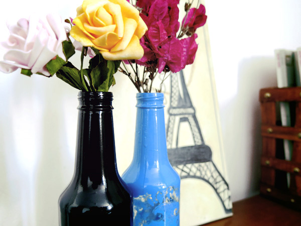 Vasos Decorativo de Garrafa – Como Fazer