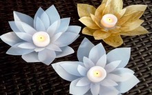 Velas Decorativas Em Formato de Flor – Como Fazer