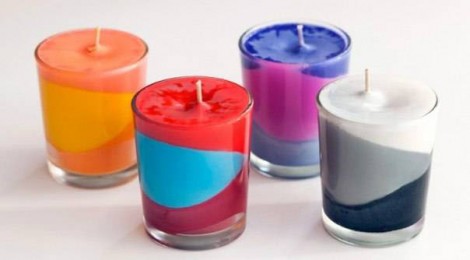 Velas Decorativas Coloridas – Como Fazer