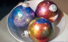 Bolas de Natal Galaxy – Como Fazer