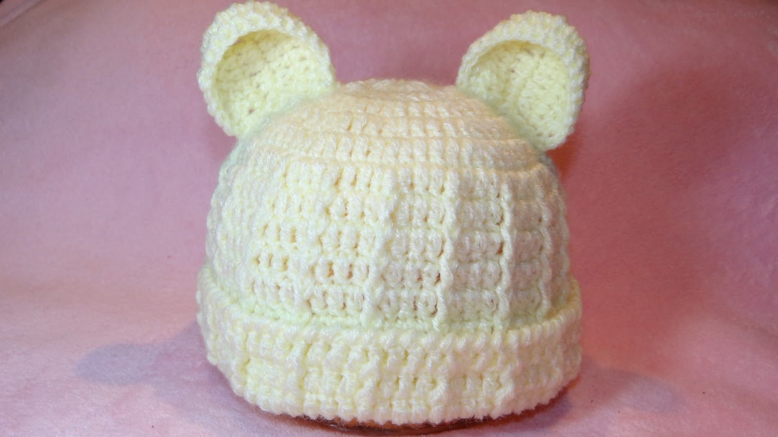 Touca Bebê Urso Feito de Crochê – Como Fazer