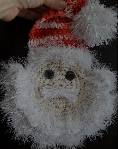 Papai Noel Feito de Crochê – Material e Como Fazer