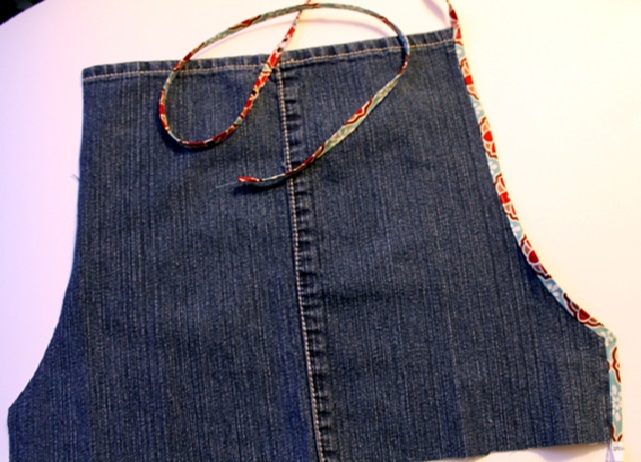 Avental de Jeans  costurar