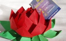 Flor de Lotus Feita de Origami – Como Fazer