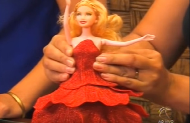 Vestido Para Barbie Feito de EVA - Como Fazer