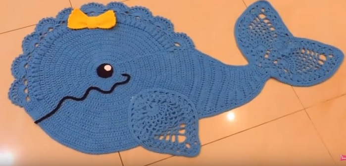 Tapete Baleia Azul - Material Vídeo