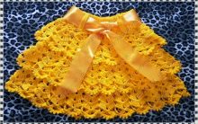 Saia Amarelo Ouro Em Crochê – Como Fazer