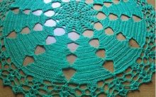 Toalha de Mesa Natal Crochê – Material e Como Fazer