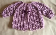 Casaquinho Bebê Crochê Rosé – Material e Como Fazer