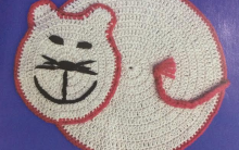 Tapete Gato Simples Crochê – Material e Execução