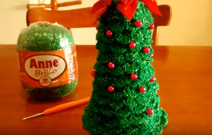 Arvore Natal Crochê Reciclado - Material e Como Fazer | Bigtudo Artesanato