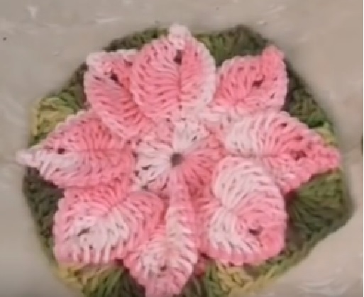 Flor Em Crochê – Material e Como Fazer