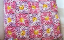 Almofada Floral Em Crochê – Material e Receita