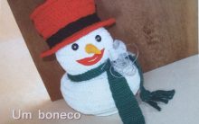 Boneco Peso Porta Natal Em Crochê – Material e Como Fazer