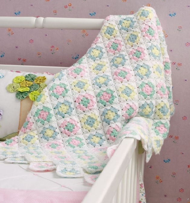 Cobertor Para Bebê Em Crochê – Material e Como Fazer