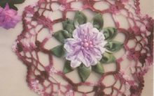 Toalhinha Encanto Floral Crochê – Material e Receita