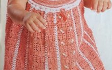 Vestido Bata Infantil Crochê – Material e Como Fazer