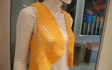 Colete Amarelo Em Crochê – Material e Como Fazer