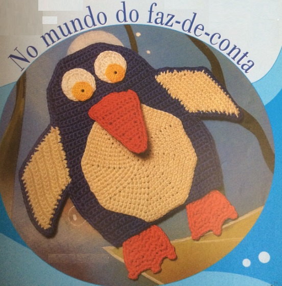 Fantoche Pinguim Em Crochê – Material e Como Fazer