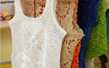 Regata Em Crochê – Material e Como Fazer