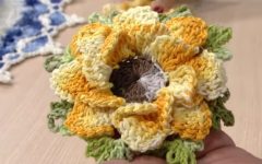 Flor Sininho Em Crochê – Material e Vídeo Aula