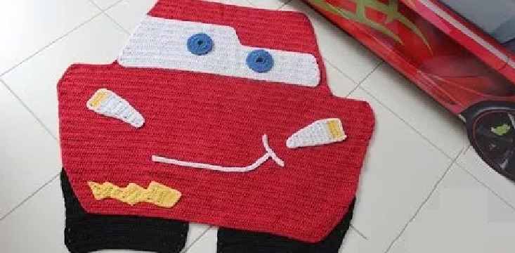 Tapete Infantil Carros Crochê – Material e Vídeo