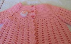Casaquinho Esperança Para Bebê Em Crochê – Material e Vídeo