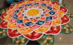 Tapete Redondo Mandala de Crochê – Material e Vídeo