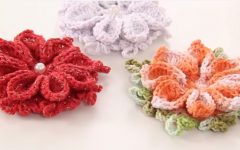 Flor Mosquitinho de Bico Em Crochê – Material e Vídeo