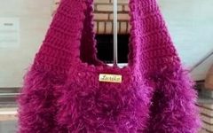 Bolsa Roxa Luxo de Crochê – Material, Receita
