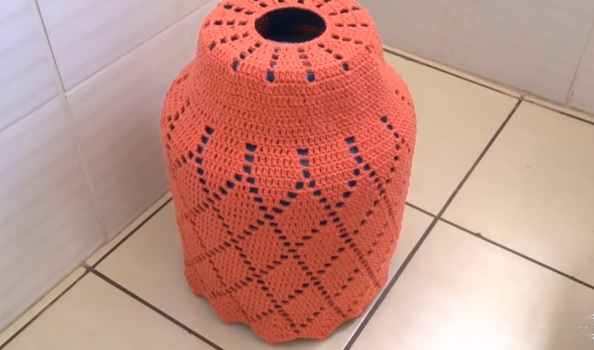 Capa Botijão de Gás Outono Em Crochê – Material e Vídeo