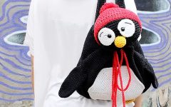 Mochila Pinguim de Crochê – Material e Receita