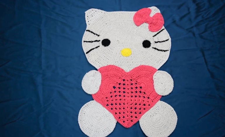 Tapete Hello Kitty Crochê – Material e Vídeo