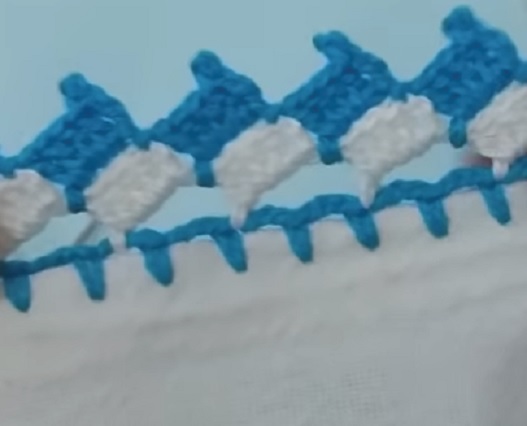 Barrado Pano de Prato Duas Cores Crochê – Material e Vídeo
