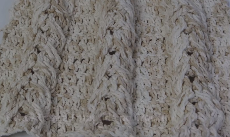 Ponto Trança Embutida Crochê – Material e Vídeo