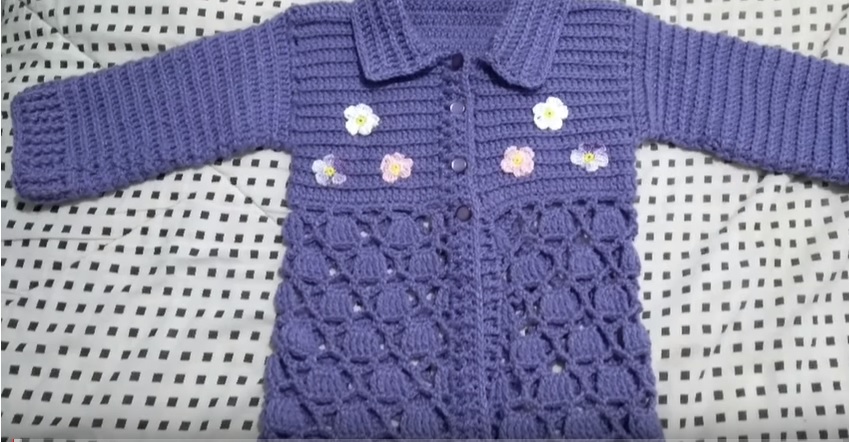 Casaco Infantil Jessy Crochê – Material e Vídeo