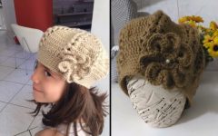 Boina Infantil Com Flor Crochê – Material e Vídeo