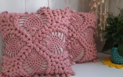 Capa de Almofada Rosa Em Crochê – Material e Vídeo