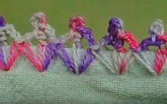 Bico Delicado Para Fraldas Em Crochê – Material e Vídeo