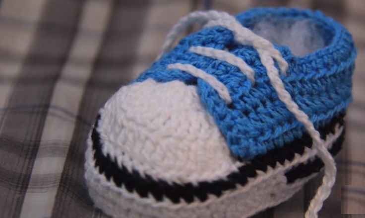 tenis para bebe em croche