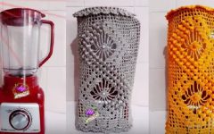 Capa Para Liquidificador Pipoca Em Crochê – Material e Vídeo
