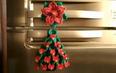 Puxador de Geladeira Arvore de Natal Em Crochê – Material e Vídeo