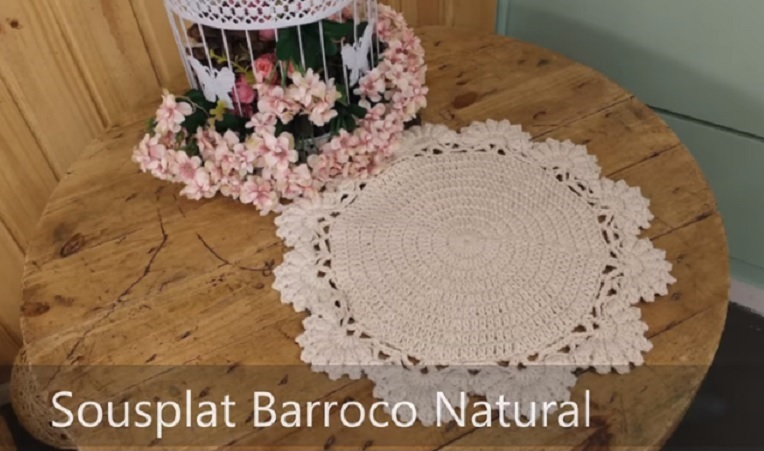 Sousplat Barroco Natural – Material e Vídeo