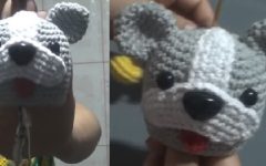 Amigurumi Esconde Chave Buldogue Em Crochê – Material e Vídeo