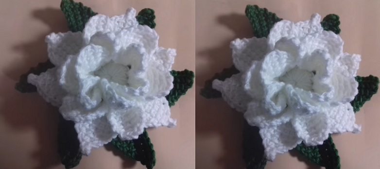 Flor Gardênia Em Crochê Tunisiano – Material e Vídeo