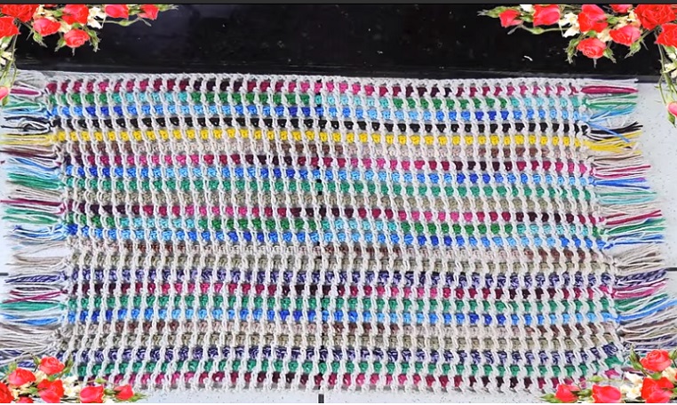 Tapete Indiano Em Crochê – Material e Vídeo