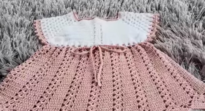 Cores e Agulhas: Vestidinho para Bebe em Crochê Princesa!