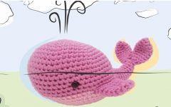 Amigurumi Baleia Rosa Em Crochê – Material e Receita