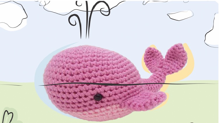 Amigurumi Baleia Rosa Em Crochê – Material e Receita